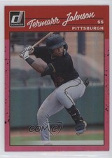 2023 Panini Donruss Retro 1990 Variation Holo Pink Termarr Johnson #247 10k8