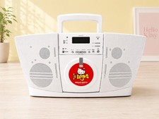 2004 Hello Kitty Slim CD Player TF-1032 Sanrio Kuji New Unused Japan w/Box