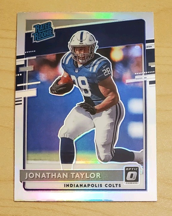 Jonathan Taylor Panini Donruss Optic #167 Holo