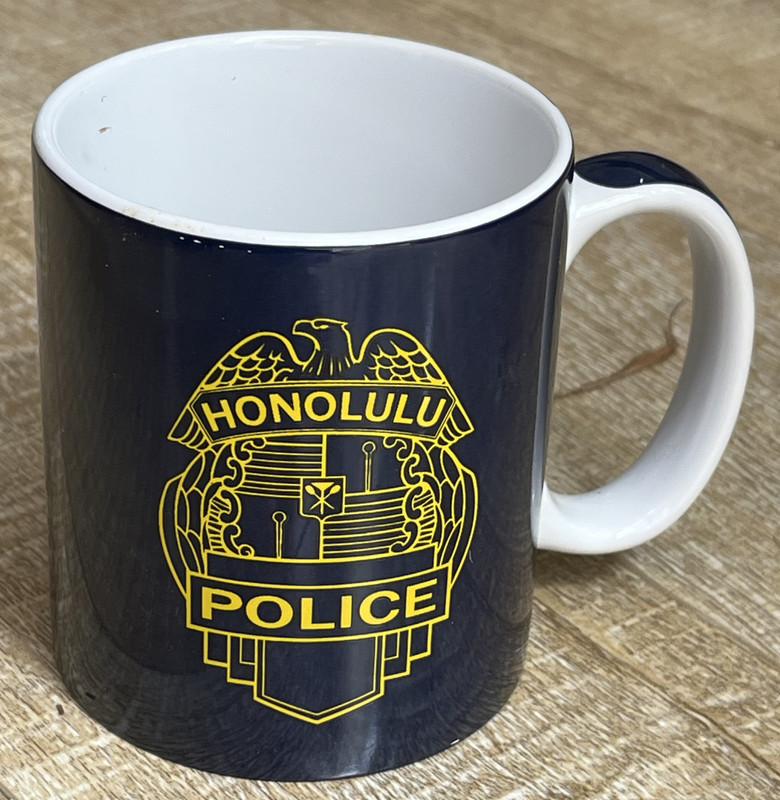Honolulu Police Department Coffee Mug (official branding) unused, in box