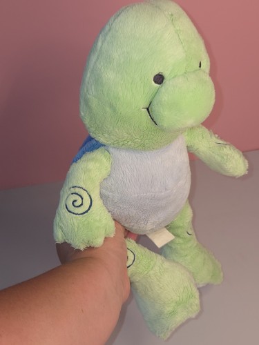 Tortuga bebé koala felpa verde y azul peluche remolinos - Imagen 5 de 10
