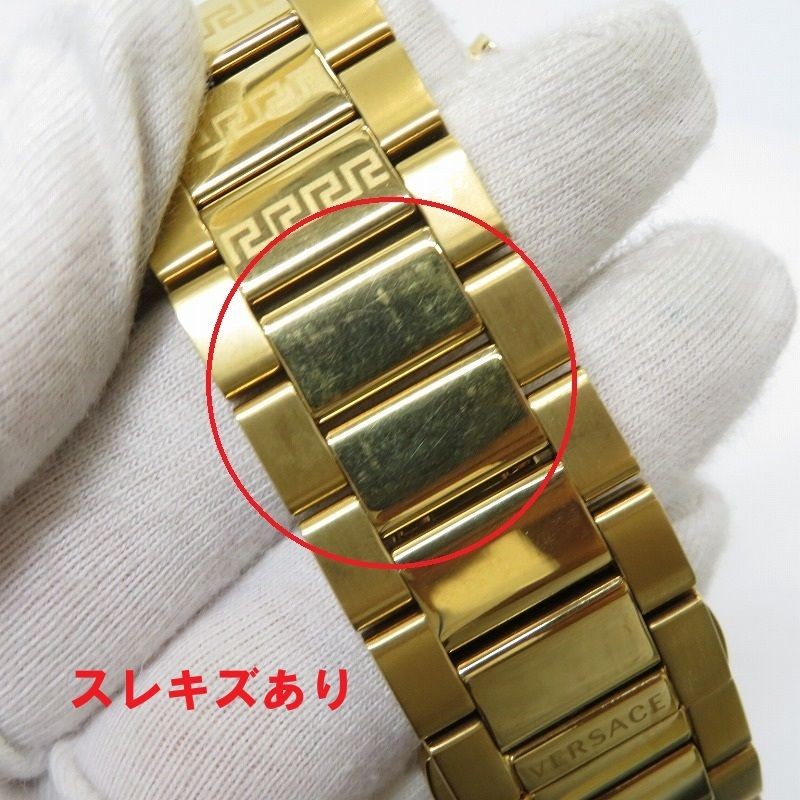 Versace SPORTY GRECA Quartz Watch Gold Used, Analog, 5cm Case, 16.5cm Strap From thumbnail 8