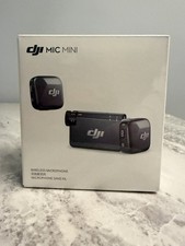 DJI Mic Mini Wireless Lavalier Microphone 2TX + 1RX iPhone Android Camera | NEW