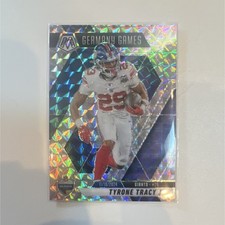 Panini Mosaic 2025 Germany Games Prizm Tyrone Tracy Jr. Giants #259