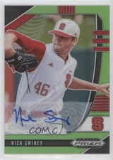 2020 Panini Prizm Draft Picks Lime Green 3/23 Nick Swiney #PDP67 Auto 1u6
