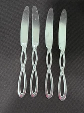 Set of 4 Cambridge ALLUSION INFINITY 8/8 Dinner Knife Loop Handle
