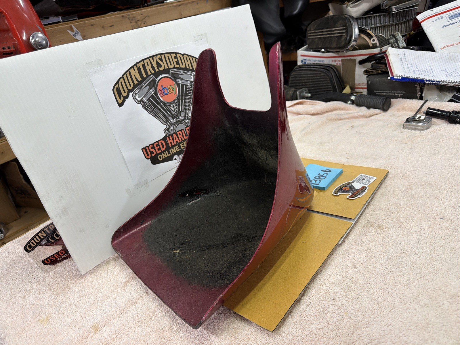 Harley Chin Spoiler OEM Dyna Softail No Bracket Pro Street Unkown Fitment