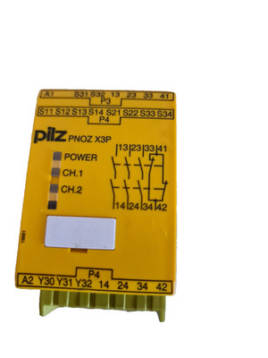 Pilz Sicherheitsrelais PNOZ X3P -4.