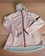 Under Armour Women's Full Zip Jacket Hoodie ColdGear Loose Stretch Size Small