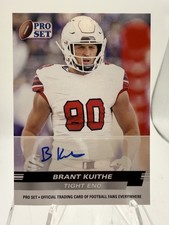 2022 Leaf Pro Set Draft - Autographs Brant Kuithe #PSA-BK1 (AU, RC)