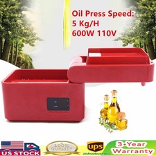 Automatic Seed Oil Press Machine Oil Extractor Equipment 600W 110V