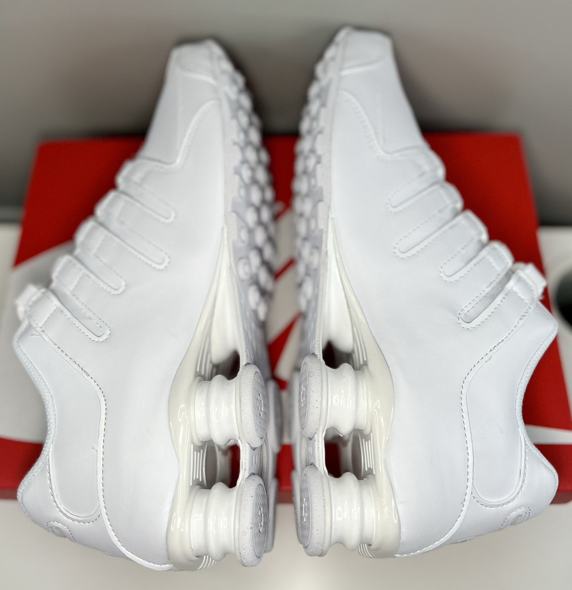 NEW Nike Shox NZ 'Triple White' | Men Sizes 7 - 14 | 378341-128 | eBay