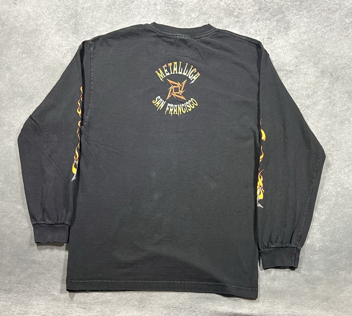 Vintage Metallica 15 Years San Francisco Long Sleeve T Shirt Size 