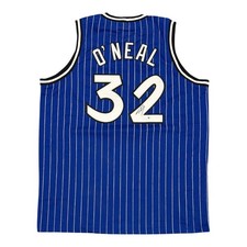 Shaquille O'Neal Signed Orlando Magic Custom Jersey JSA Witness COA Shaq