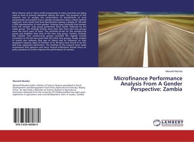 Microfinance Performance Analysis From A Gender Perspective: Zambia Maxwell Mumb