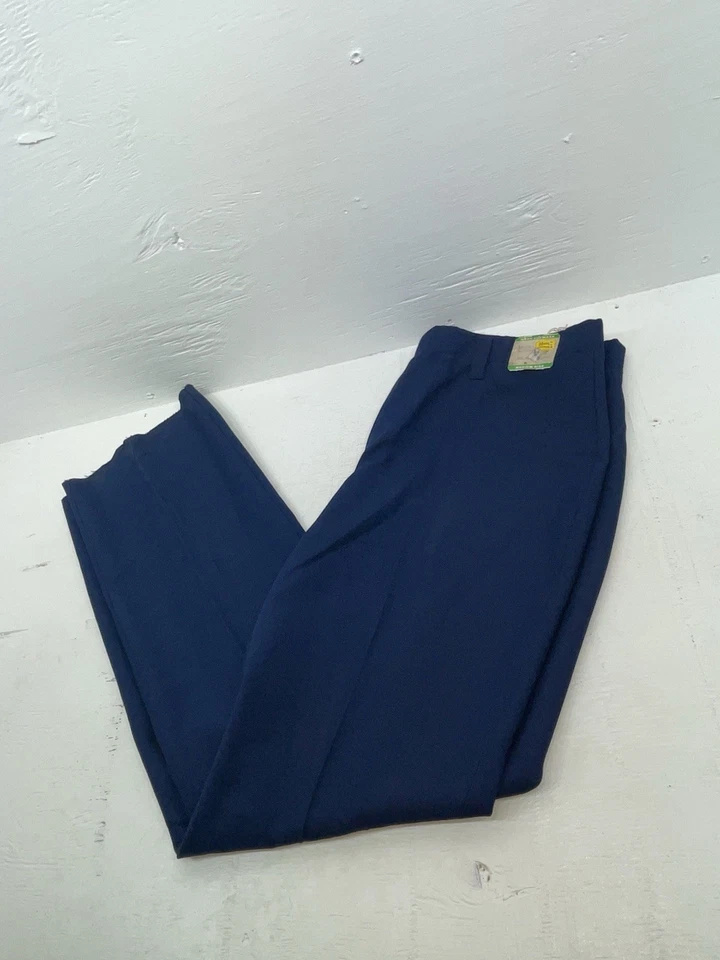 Nova Calça de Poliéster Vintage Azul H Bar C #MR477 OO-19 - Imagem 4 de 4