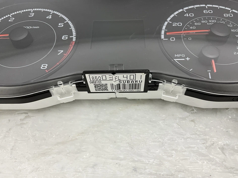 2021 SUBARU CROSSTRECK Speedo Instrument Cluster UNKNOWN MILLE 85003FL401 FABRICANTE DE EQUIPAMENTO ORIGINAL - Imagem 2 de 4