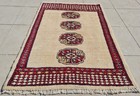 Rare Hand knotted Vintage Pakistani Bokhara Jhaldar Wool Area Rug 3.0 x 2.1 Ft — photo 2