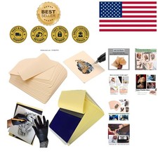 Easy-to-Use 20PCS Tattoo Practice Skin Set with 4-Layer Transfer Sheets Included