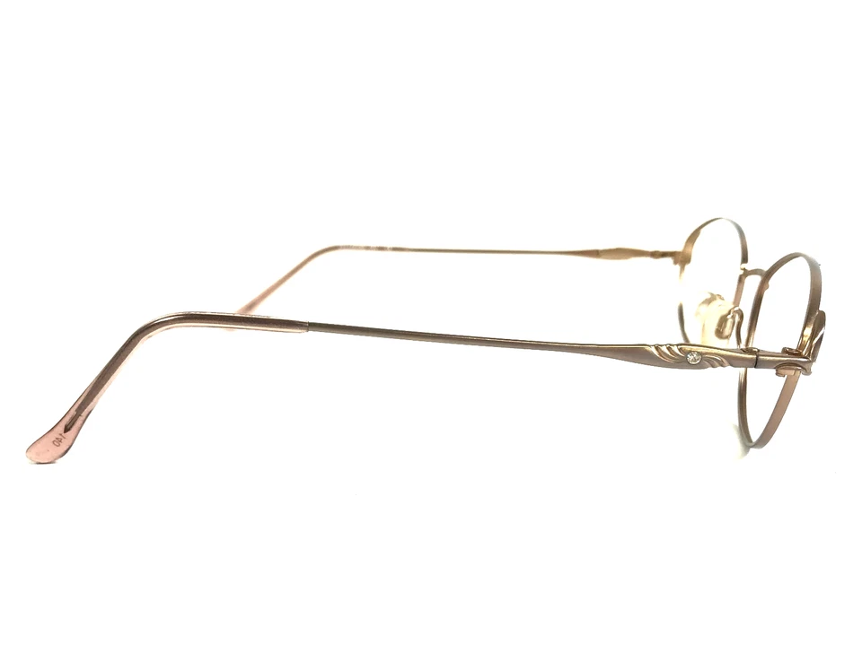 Marcos de gafas Sophia Loren M130 ZYLOWARE 091 cristales dorados plateados 54-18-140 Foto 4 de 4