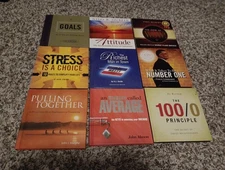 Simple Truths Lot Of 9 Self Help Hard Back Books With Bonus DVDs And CD