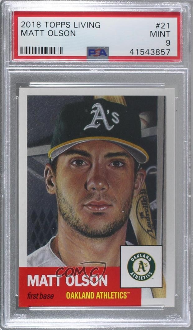 2018 Topps TOPPS LIVING #21 Matt Olson front