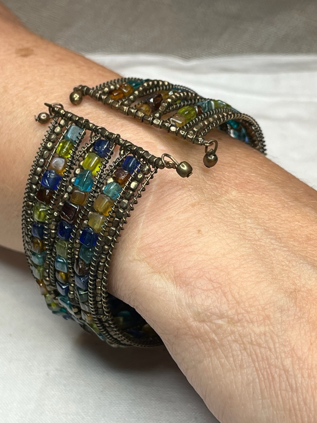 Seed Bead Cuff Bracelet - image 5