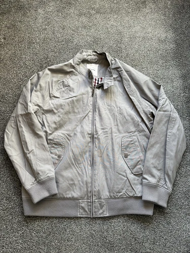 Mens Ben Sherman Grey Jacket, Harrington Style, Size 2XL, Lined. Full Zip, (81) - Picture 1 of 10