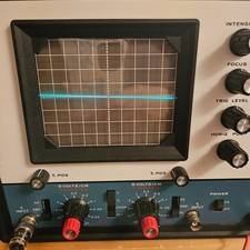 Heathkit IO-4205 Dual Trace Oscilloscope – Tested Working, Both Channels, Bright