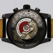 ORIS 01 675 7648 4264 Big crown WATCH black SS/leather AT 2