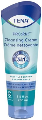TENA ProSkin Cleansing Cream Rinse-Free Body Wash 8.5 Ounce (Pack of 1) 