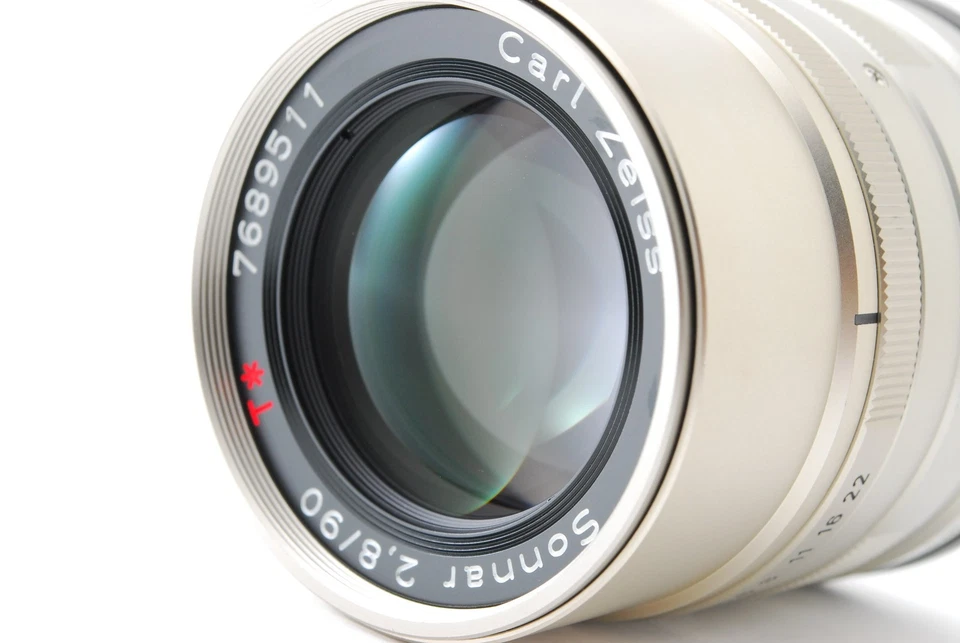 Lente CLA'D [ESTADO PERFEITO com Capuz] CONTAX Carl Zeiss Sonnar T* 90mm F2.8 G1 G2 do Japão - Imagem 4 de 4