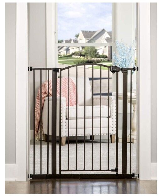 Baby Safety Gate Extra Tall Walk Thru Pet Fence Indoor Security Dog