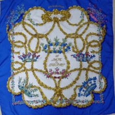 Hermes Carre 90 LE SACRE DU PRINTEMPS The Rite of Spring Scarf Blue Japan Used 