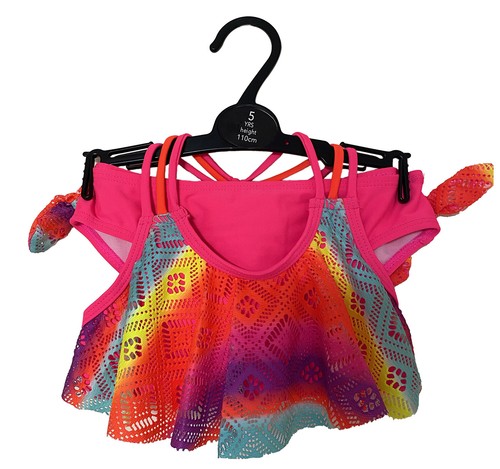 Niñas Bañador, Niños Bañador Bikini Tankini 2 Pieza 0-14 Años - Picture 5 of 37