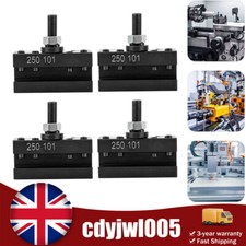 250-101 Quick Change Tool Post Turning & Facing Holder For Lathe 4 PACK NEW UK