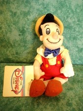 WALT DISNEY MINI BEAN BAG PLUSH 8" PINOCCHIO DISNEY STORE  THEME PARKS NWT