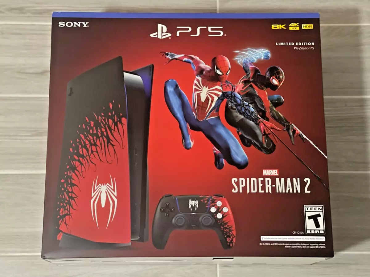 Sony PlayStation 5 Disc Console Marvel’s Spider-Man 2 Limited Edition  Bundle PS5