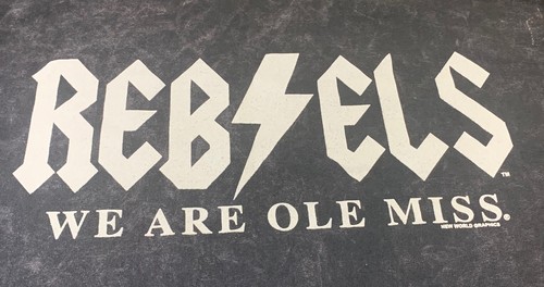 Rebels “We Are Ole Miss” AC/DC Themed Long Sleeve Shirt Men’s XL Graphic Front - Picture 1 of 5