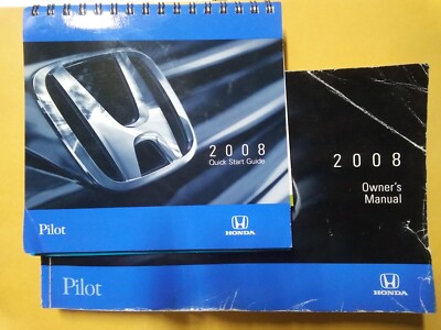 2008 HONDA PILOT OWNERS MANUAL & QUICK REF eBay