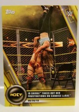 IO SHIRAI /10 TAKES OUT CANDICE LERAE NXT WWE WOMENS DIVISION TOPPS 2020/21