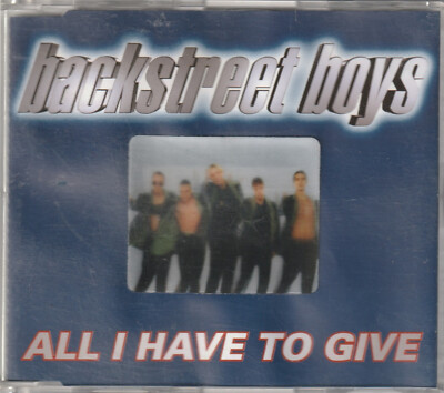 Backstreet Boys   All I Have To Give - 1998 - Maxi-CD -