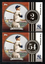 2007 Topps Series 2 Joe DiMaggio The Streak Inserts #JD1-56 Finish Your Set,Pick
