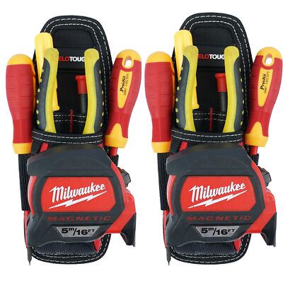 MELOTOUGH Small Tool Pouch Technician's Clip on Tool