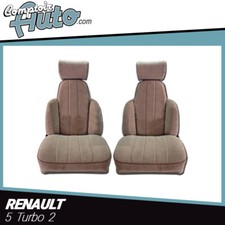 Vordersitzbezüge Velours gerippt beige Paspe...