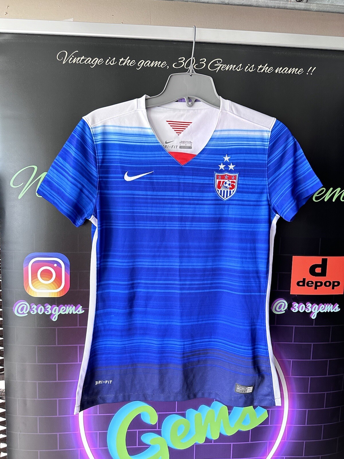 Authentic Nike USWNT USA National Team 2015 Soccer Jersey Kit 640872-480 USMNT