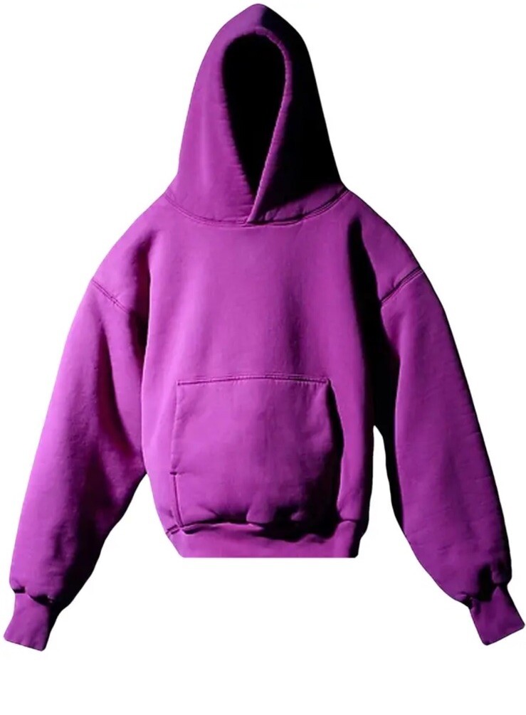 Yeezy YZY x Gap Hoodie Purple Men Small Hooded Double Layer Yeezy YZY x Gap Hoodie Purple Men Small Hooded Double Layer