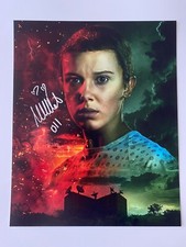 MILLIE BOBBY BROWN In Person Signed Autograph 20x25cm Stranger Things