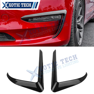 Front Fog Light Eyebrow Trim For Model 3/Y | 4 Finishes | 2-Pack