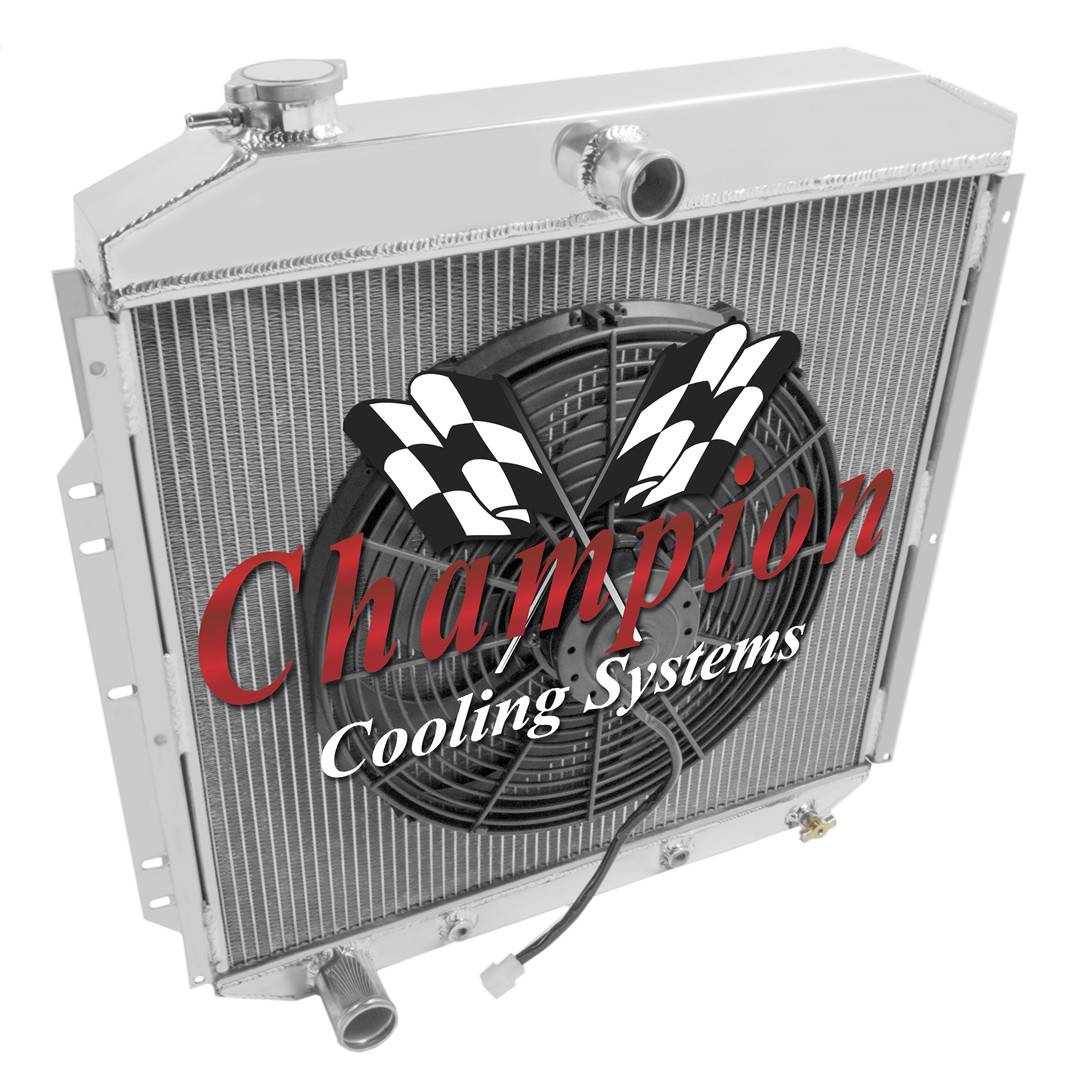 Atom Champion 4 Row Radiator W/ 16